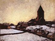 Edvard Munch Church oil painting artist